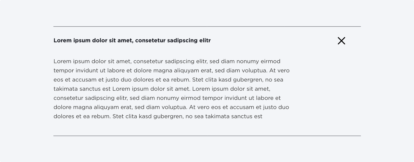 Accordions Design System