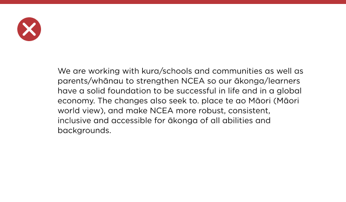 body copy with incorrect line-height of 1.0